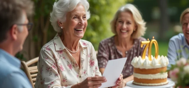 Des idées de texte anniversaire 70 ans : humour, joie et pensées positives Des idées de texte anniversaire 70 ans : humour, joie et pensées positives